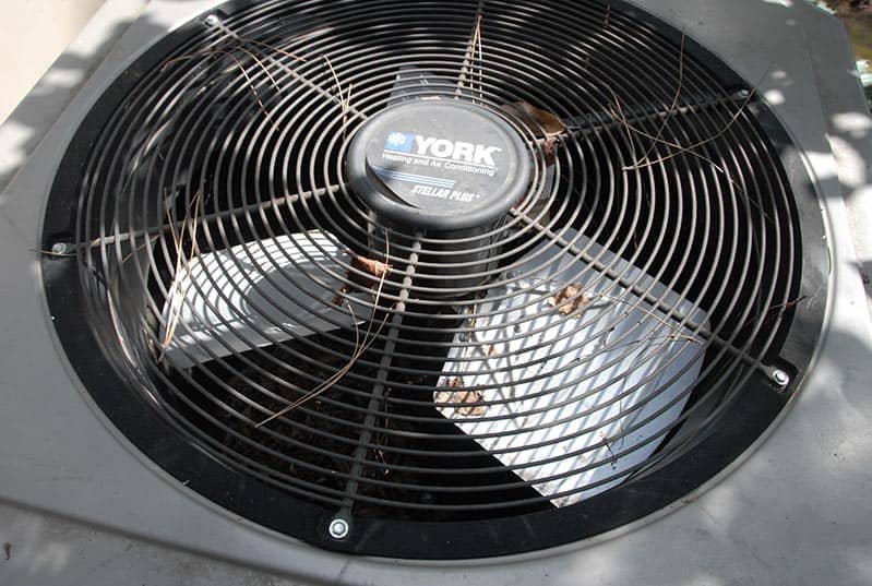 air conditioner fan not spinning fast enough