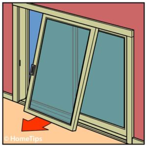 How To Repair A Sliding Door With Pictures