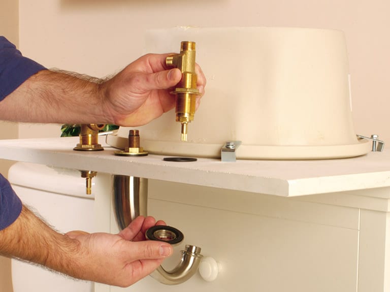 install bathroom sink faucet video