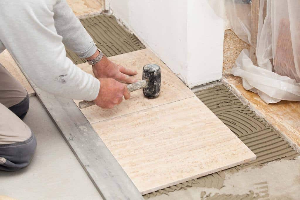 Laying a Ceramic Tile Floor | HomeTips