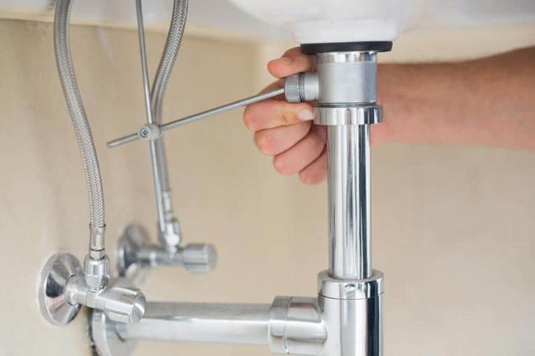 leaking bathroom sink pull rod assembly