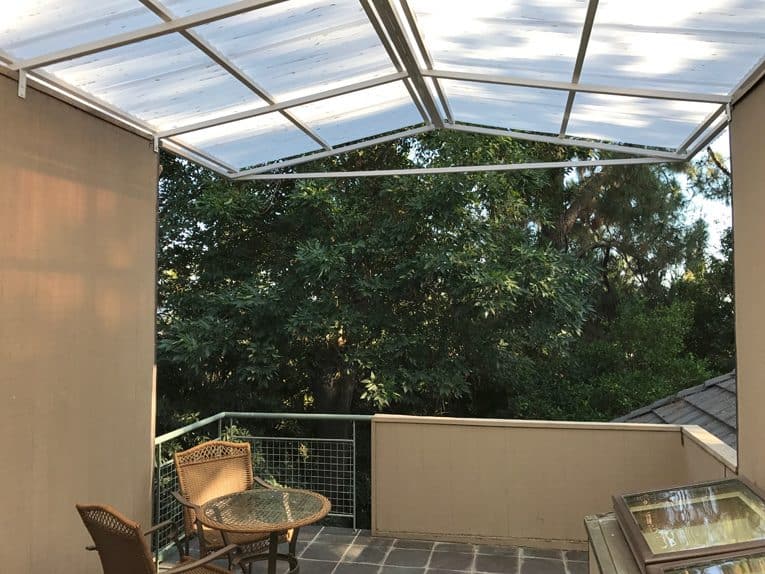 Patio Roof Cover Sheds Water Allows Natural Light