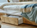 Bed frame with storage