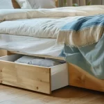 Bed frame with storage