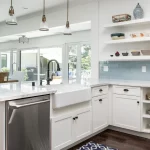 White kitchen cabinets