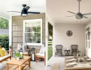 Outdoor ceiling fans