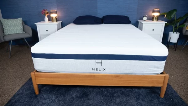 The Helix Midnight twin mattress is a hybrid option that combines coils and foam for a balanced feel.