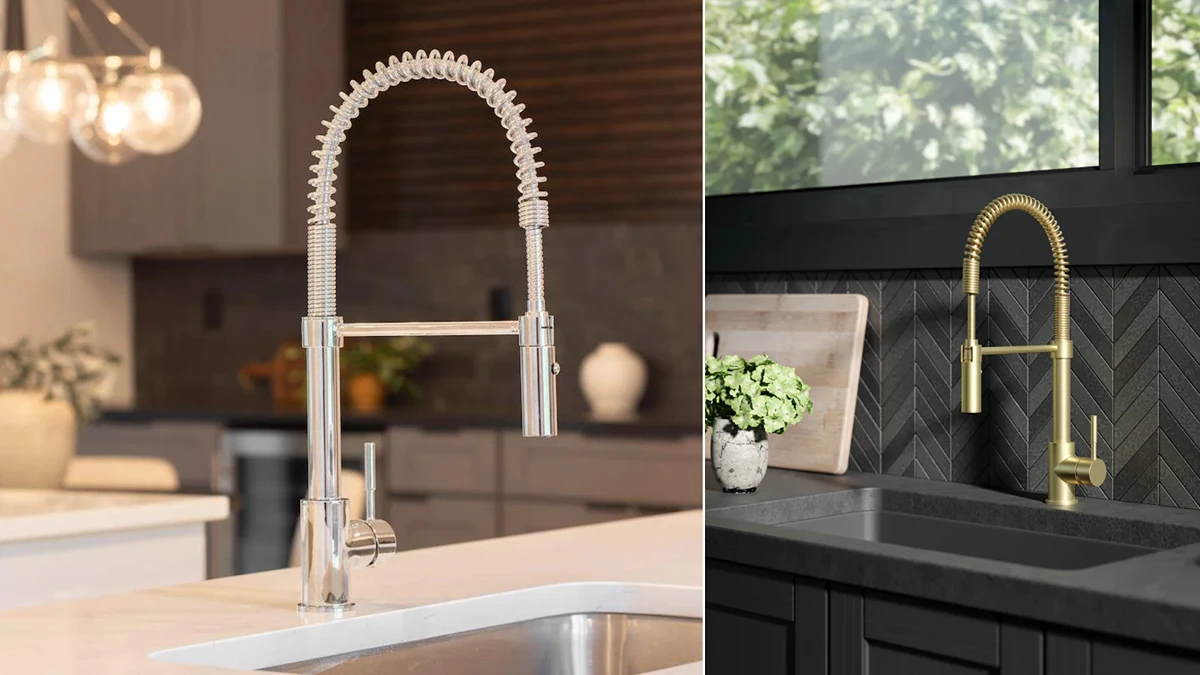 Kitchen sink faucets