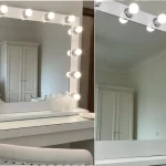 Vanity mirror with lights