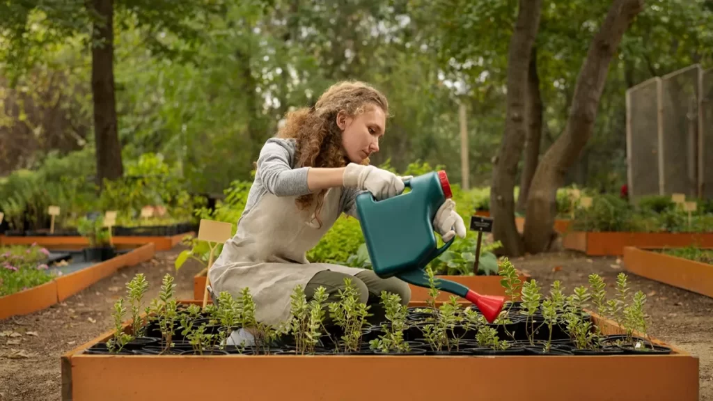 Raised garden bed